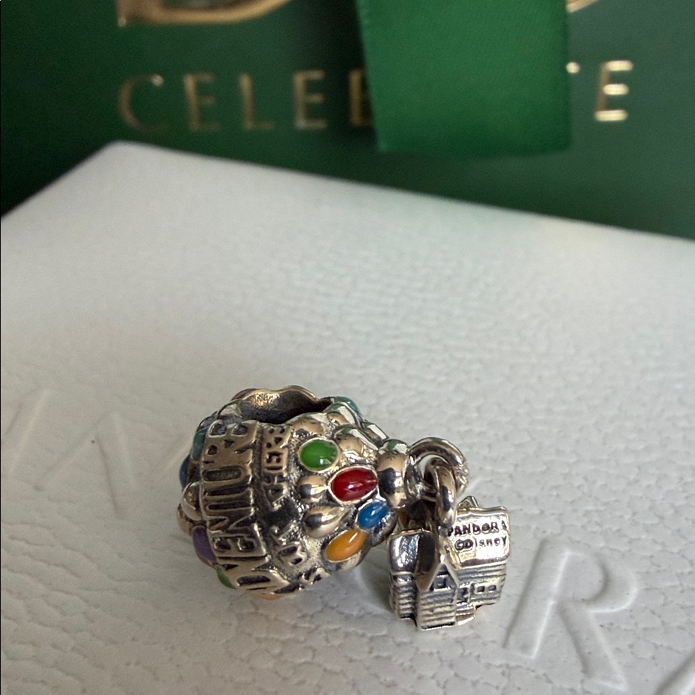 Pandora Disney Up Movie Hot Air Balloon Charm RARE RETIRED - Picture 4 of 4